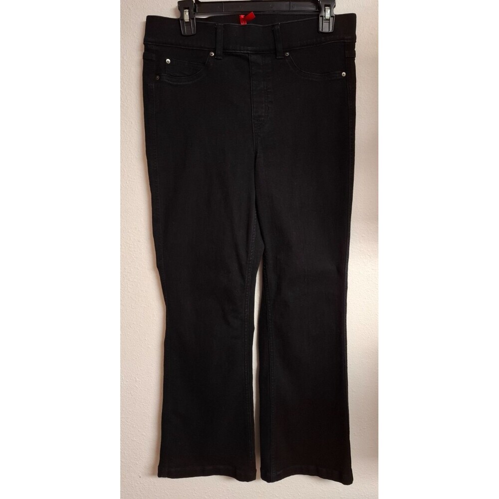 SPANX SPANXshape™ Original EveryWear Kick Flare Jeans in Clean Black Sz L - Picture 2 of 15